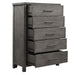 Liberty Furniture Modern Farmhouse Drawer Chest in Dusty Charcoal - J. Patrick’s Furniture (Pooler, GA)