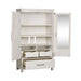 Liberty Modern Farmhouse Armoire in White - J. Patrick’s Furniture (Pooler, GA)