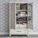 Liberty Modern Farmhouse Armoire in White - J. Patrick’s Furniture (Pooler, GA)