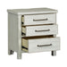 Liberty Modern Farmhouse 3 Drawer Nightstand in White - J. Patrick’s Furniture (Pooler, GA)