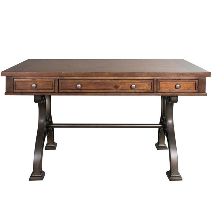 Liberty Arlington House Writing Desk in Cobblestone Brown - J. Patrick’s Furniture (Pooler, GA)