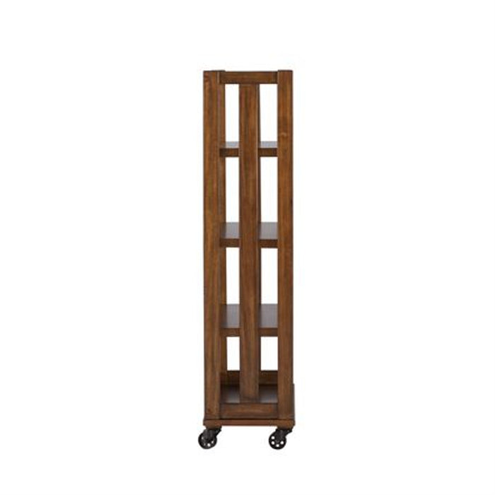 Liberty Arlington House Open Bookcase in Cobblestone Brown - J. Patrick’s Furniture (Pooler, GA)