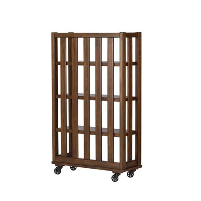 Liberty Arlington House Open Bookcase in Cobblestone Brown - J. Patrick’s Furniture (Pooler, GA)