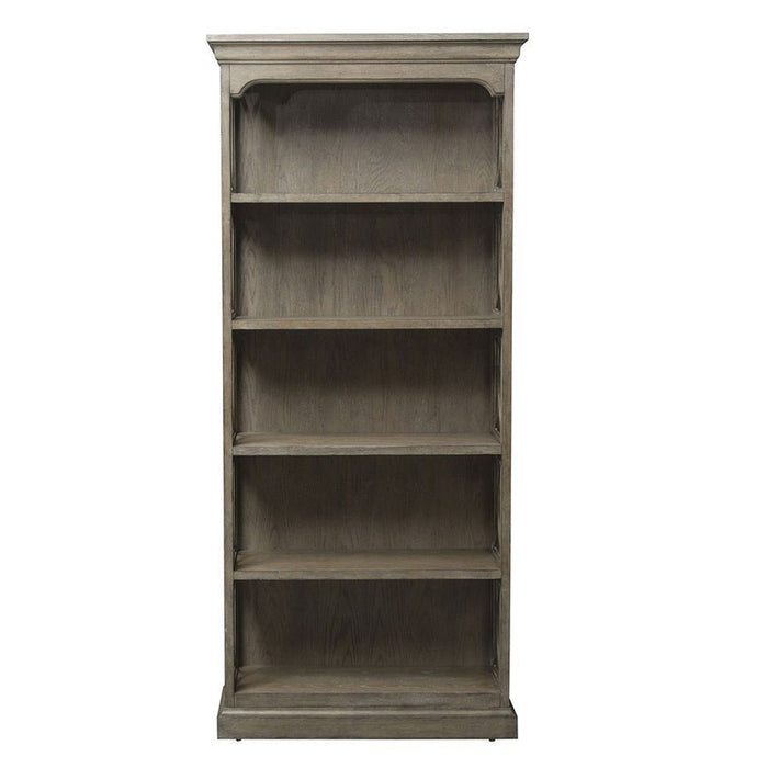 Liberty Simply Elegant Bookcase in Heathered Taupe - J. Patrick’s Furniture (Pooler, GA)
