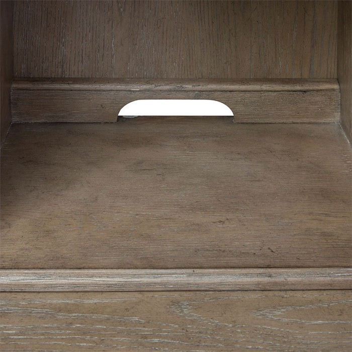 Liberty Simply Elegant Bookcase in Heathered Taupe - J. Patrick’s Furniture (Pooler, GA)