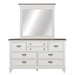 Allyson Park King California Panel Bed, Dresser & Mirror, Night Stand image