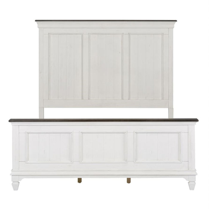 Liberty Furniture Allyson Park Queen Panel Bed in Wirebrushed White - J. Patrick’s Furniture (Pooler, GA)