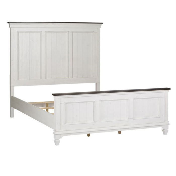 Liberty Furniture Allyson Park Queen Panel Bed in Wirebrushed White - J. Patrick’s Furniture (Pooler, GA)