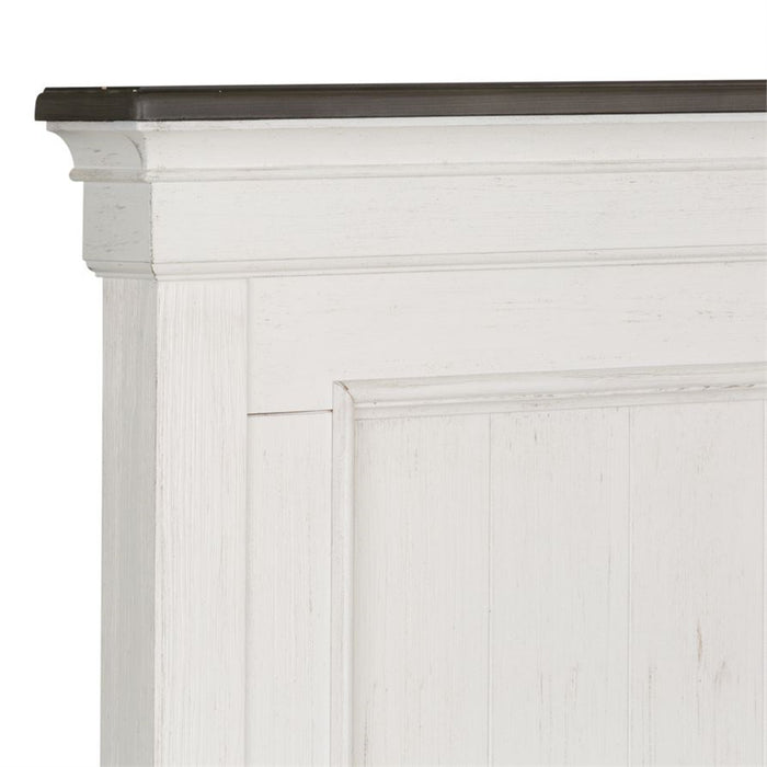 Liberty Furniture Allyson Park Queen Panel Bed in Wirebrushed White - J. Patrick’s Furniture (Pooler, GA)