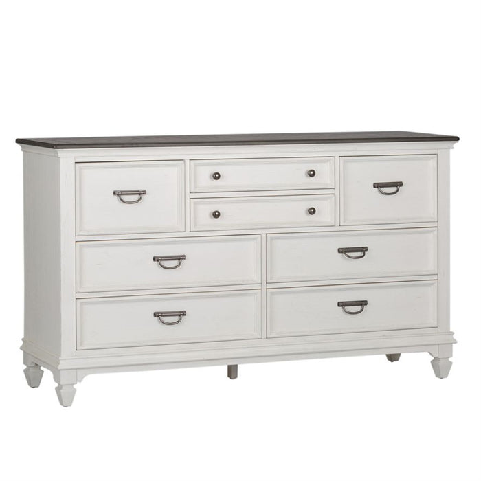 Liberty Furniture Allyson Park Drawer Dresser in Wirebrushed White - J. Patrick’s Furniture (Pooler, GA)