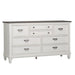 Liberty Furniture Allyson Park Drawer Dresser in Wirebrushed White - J. Patrick’s Furniture (Pooler, GA)