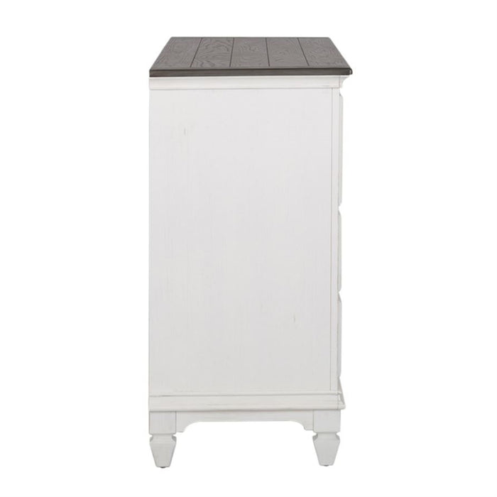 Liberty Furniture Allyson Park Drawer Dresser in Wirebrushed White - J. Patrick’s Furniture (Pooler, GA)
