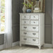 Liberty Furniture Allyson Park Drawer Chest in Wirebrushed White - J. Patrick’s Furniture (Pooler, GA)