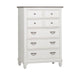 Liberty Furniture Allyson Park Drawer Chest in Wirebrushed White - J. Patrick’s Furniture (Pooler, GA)