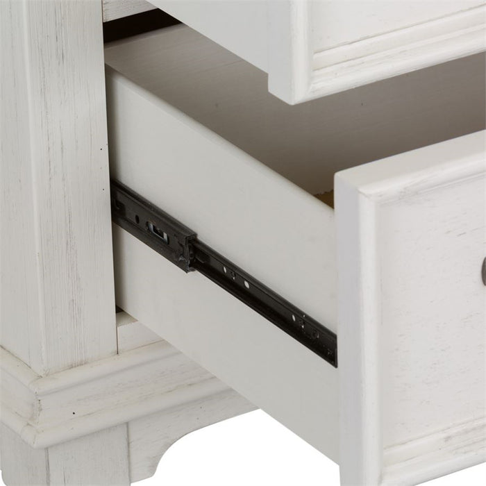 Liberty Furniture Allyson Park Drawer Chest in Wirebrushed White - J. Patrick’s Furniture (Pooler, GA)
