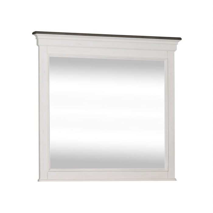 Liberty Furniture Allyson Park Mirror in Wirebrushed White - J. Patrick’s Furniture (Pooler, GA)