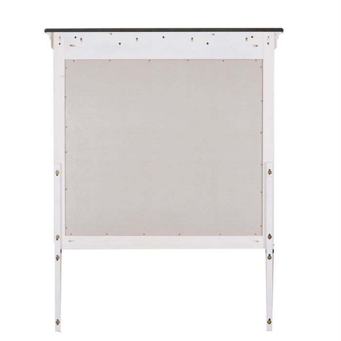 Liberty Furniture Allyson Park Mirror in Wirebrushed White - J. Patrick’s Furniture (Pooler, GA)
