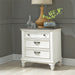 Liberty Furniture Allyson Park Nightstand in Wirebrushed White - J. Patrick’s Furniture (Pooler, GA)