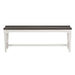 Liberty Furniture Allyson Park Wood Seat Bench in Wirebrushed White - J. Patrick’s Furniture (Pooler, GA)