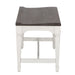 Liberty Furniture Allyson Park Wood Seat Bench in Wirebrushed White - J. Patrick’s Furniture (Pooler, GA)