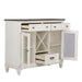 Liberty Furniture Allyson Park Buffet in White with Charcoal - J. Patrick’s Furniture (Pooler, GA)