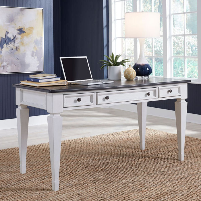 Liberty Allyson Park Writing Desk in Wirebrushed White - J. Patrick’s Furniture (Pooler, GA)