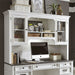 Liberty Allyson Park Jr. Executive Credenza with Hutch in Wirebrushed White - J. Patrick’s Furniture (Pooler, GA)