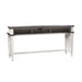 Liberty Allyson Park Console Bar Table in Wirebrushed White - J. Patrick’s Furniture (Pooler, GA)