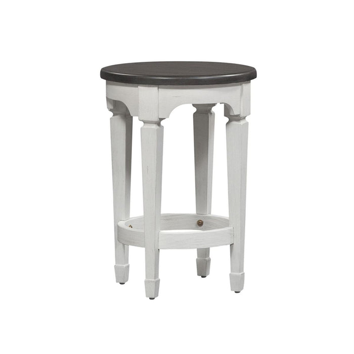 Liberty Allyson Park Console Stool in Wirebrushed White - J. Patrick’s Furniture (Pooler, GA)