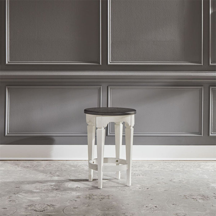 Liberty Allyson Park Console Stool in Wirebrushed White - J. Patrick’s Furniture (Pooler, GA)
