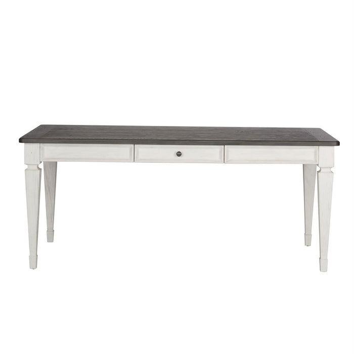 Liberty Furniture Allyson Park Rectangular Leg Table in White with Charcoal - J. Patrick’s Furniture (Pooler, GA)