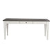 Liberty Furniture Allyson Park Rectangular Leg Table in White with Charcoal - J. Patrick’s Furniture (Pooler, GA)
