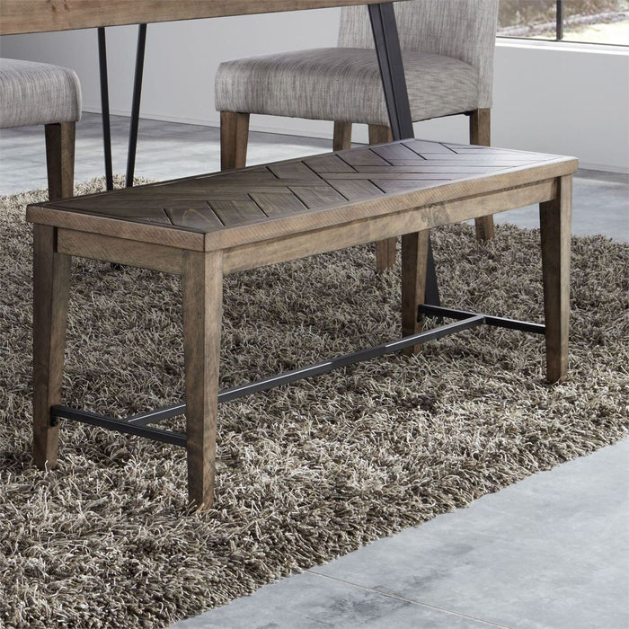 Liberty Furniture Horizons Bench (RTA) in Rustic Caramel - J. Patrick’s Furniture (Pooler, GA)
