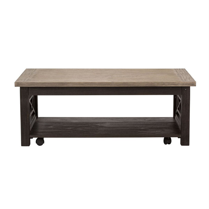 Liberty Heatherbrook Cocktail Table in Charcoal and Ash - J. Patrick’s Furniture (Pooler, GA)