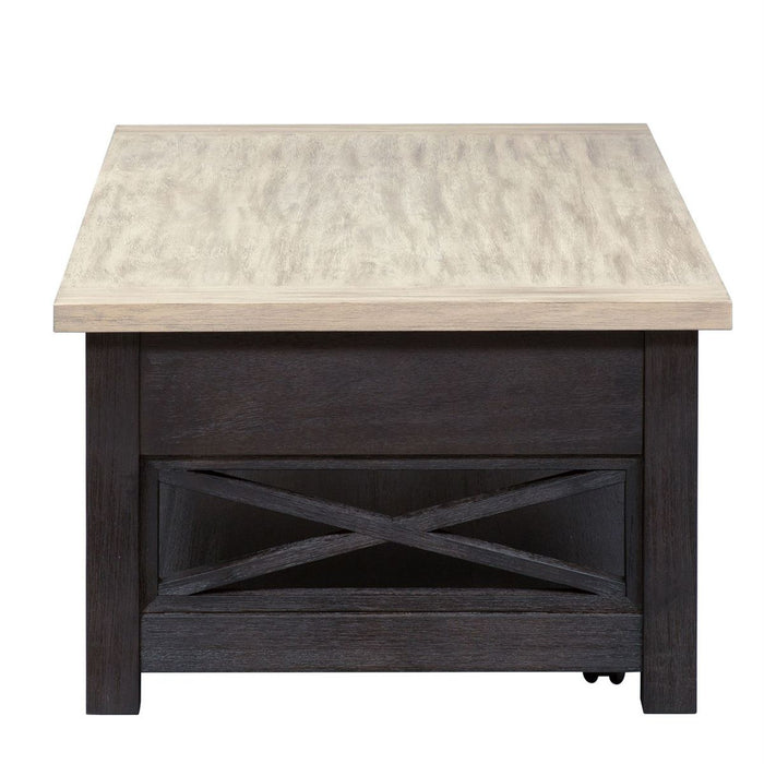 Liberty Heatherbrook Lift Top Cocktail Table in Charcoal and Ash - J. Patrick’s Furniture (Pooler, GA)