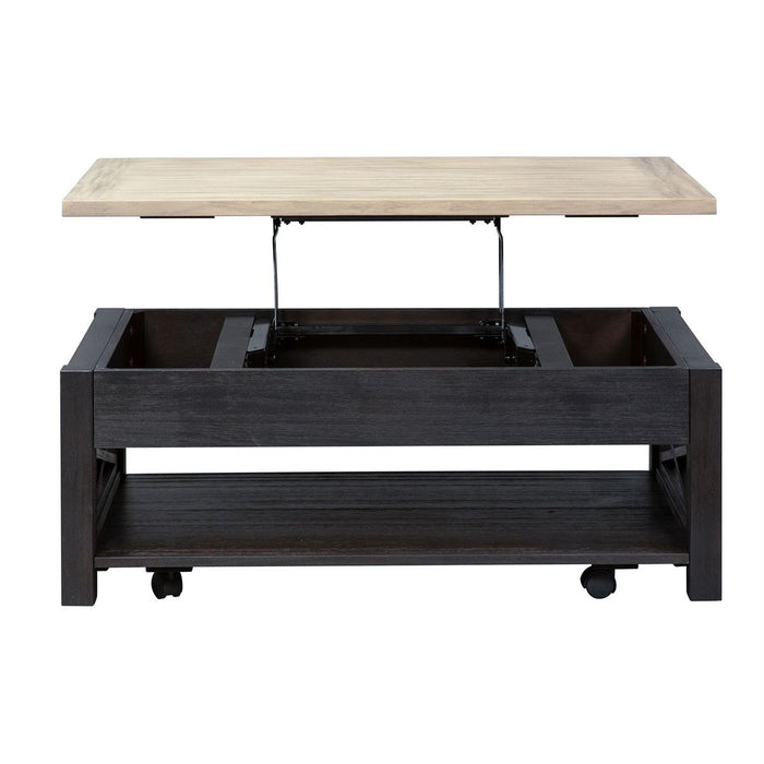Liberty Heatherbrook Lift Top Cocktail Table in Charcoal and Ash - J. Patrick’s Furniture (Pooler, GA)