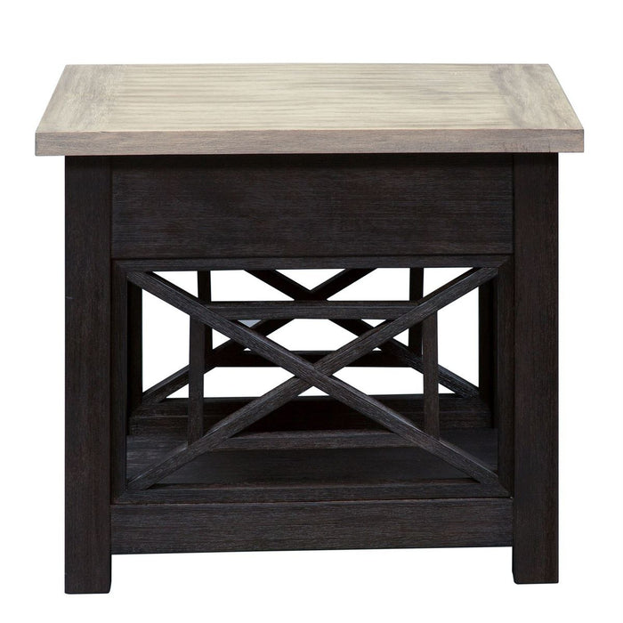 Liberty Heatherbrook Drawer End Table in Charcoal and Ash - J. Patrick’s Furniture (Pooler, GA)