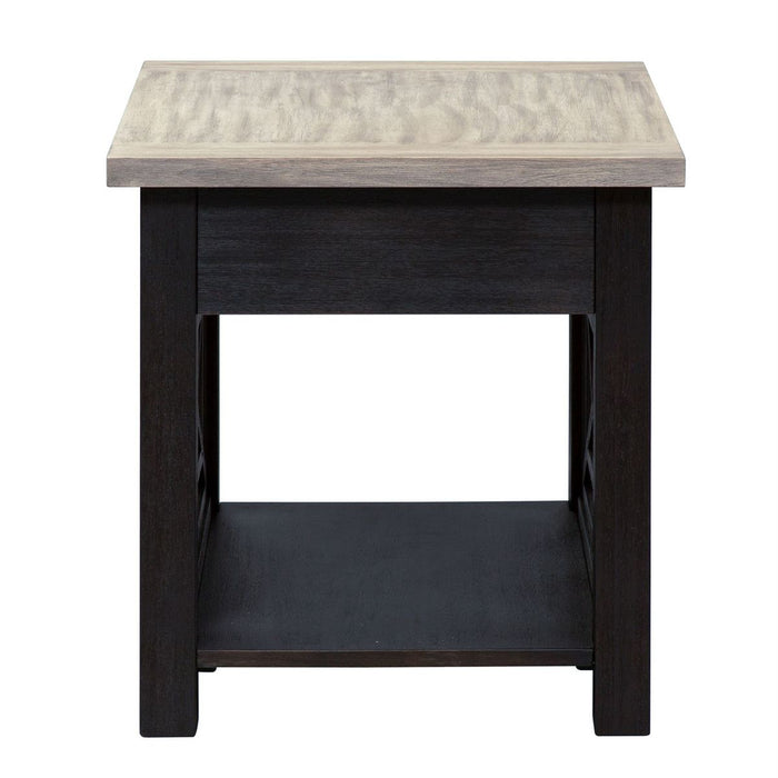Liberty Heatherbrook Drawer End Table in Charcoal and Ash - J. Patrick’s Furniture (Pooler, GA)