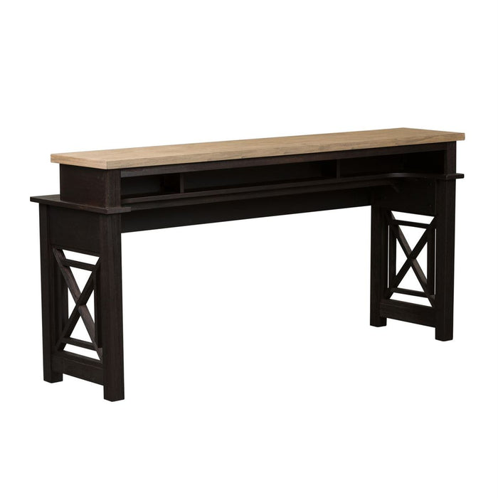 Liberty Heatherbrook Console Bar Table in Charcoal and Ash - J. Patrick’s Furniture (Pooler, GA)