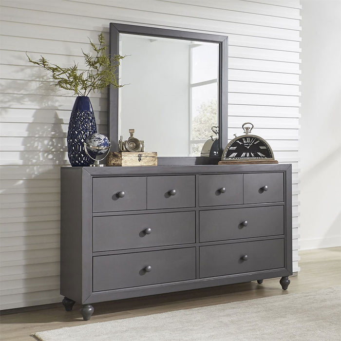 Liberty Furniture Cottage View Drawer Dresser in Dark Gray - J. Patrick’s Furniture (Pooler, GA)