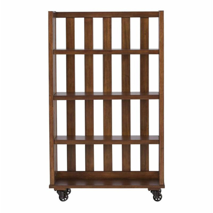 Liberty Arlington House Open Bookcase in Cobblestone Brown - J. Patrick’s Furniture (Pooler, GA)