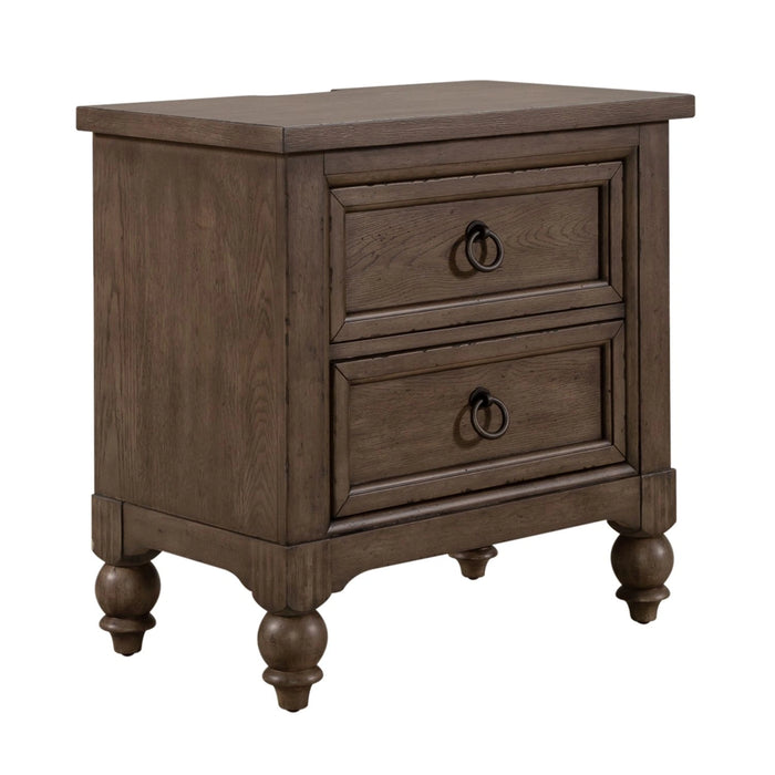 Americana Farmhouse King California Sleigh Bed, Dresser & Mirror, Chest, Night Stand image