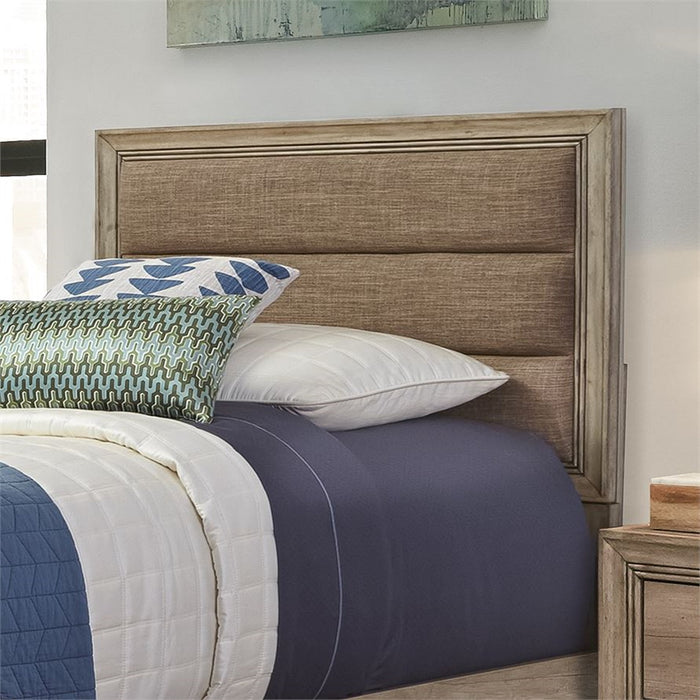 Liberty Furniture Sun Valley Twin Upholstered Bed in Sandstone - J. Patrick’s Furniture (Pooler, GA)
