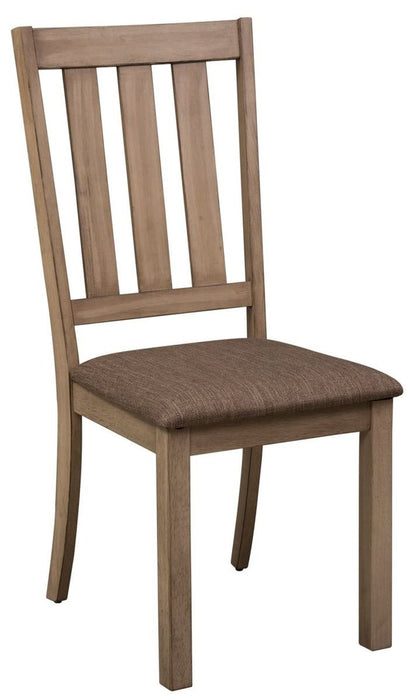 Liberty Furniture Sun Valley Slat Back Side Chair in Sandstone (RTA) - J. Patrick’s Furniture (Pooler, GA)