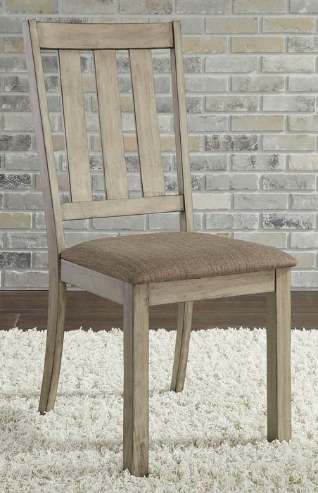 Liberty Furniture Sun Valley Slat Back Side Chair in Sandstone (RTA) - J. Patrick’s Furniture (Pooler, GA)