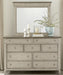 Liberty Furniture Ivy Hollow Landscape Mirror in Weathered Linen - J. Patrick’s Furniture (Pooler, GA)