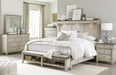 Liberty Furniture Ivy Hollow Queen Mantle Storage Bed in Weathered Linen - J. Patrick’s Furniture (Pooler, GA)