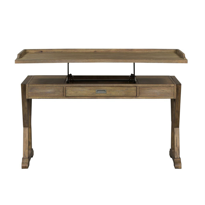 Liberty Stone Brook Lift Top Writing Desk in Rustic Saddle - J. Patrick’s Furniture (Pooler, GA)