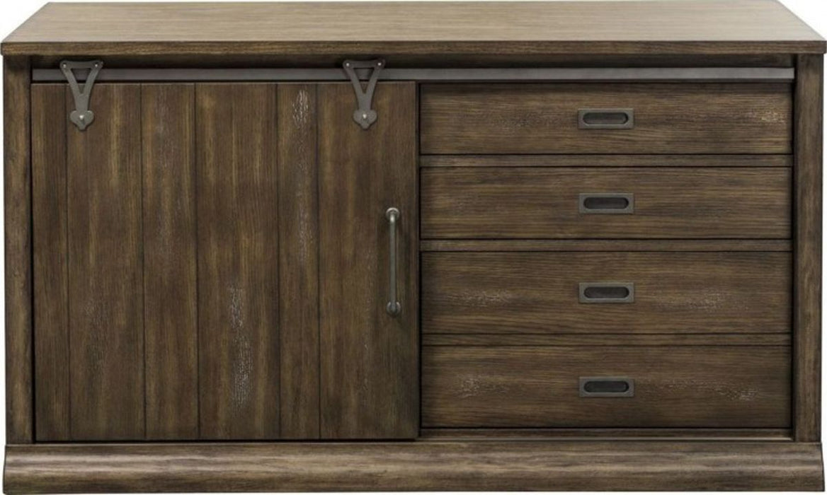 Liberty Stone Brook Computer Credenza in Rustic Saddle - J. Patrick’s Furniture (Pooler, GA)