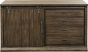 Liberty Stone Brook Computer Credenza in Rustic Saddle - J. Patrick’s Furniture (Pooler, GA)